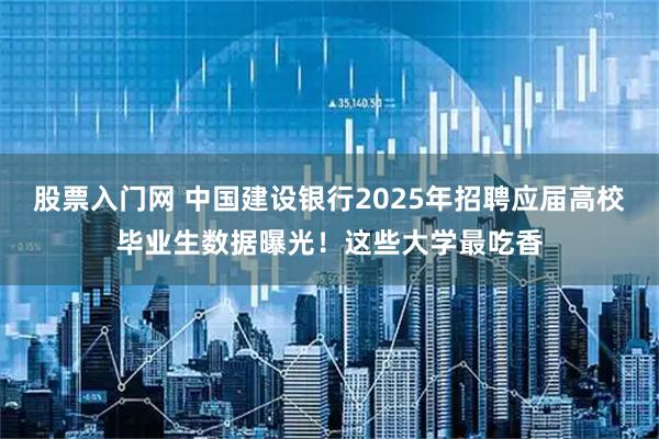 股票入门网 中国建设银行2025年招聘应届高校毕业生数据曝光！这些大学最吃香